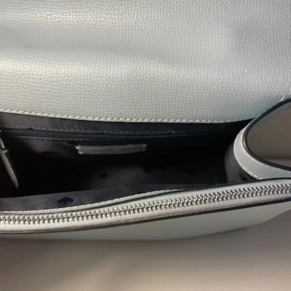 Kate Spade Light Blue Leather Small Satchel